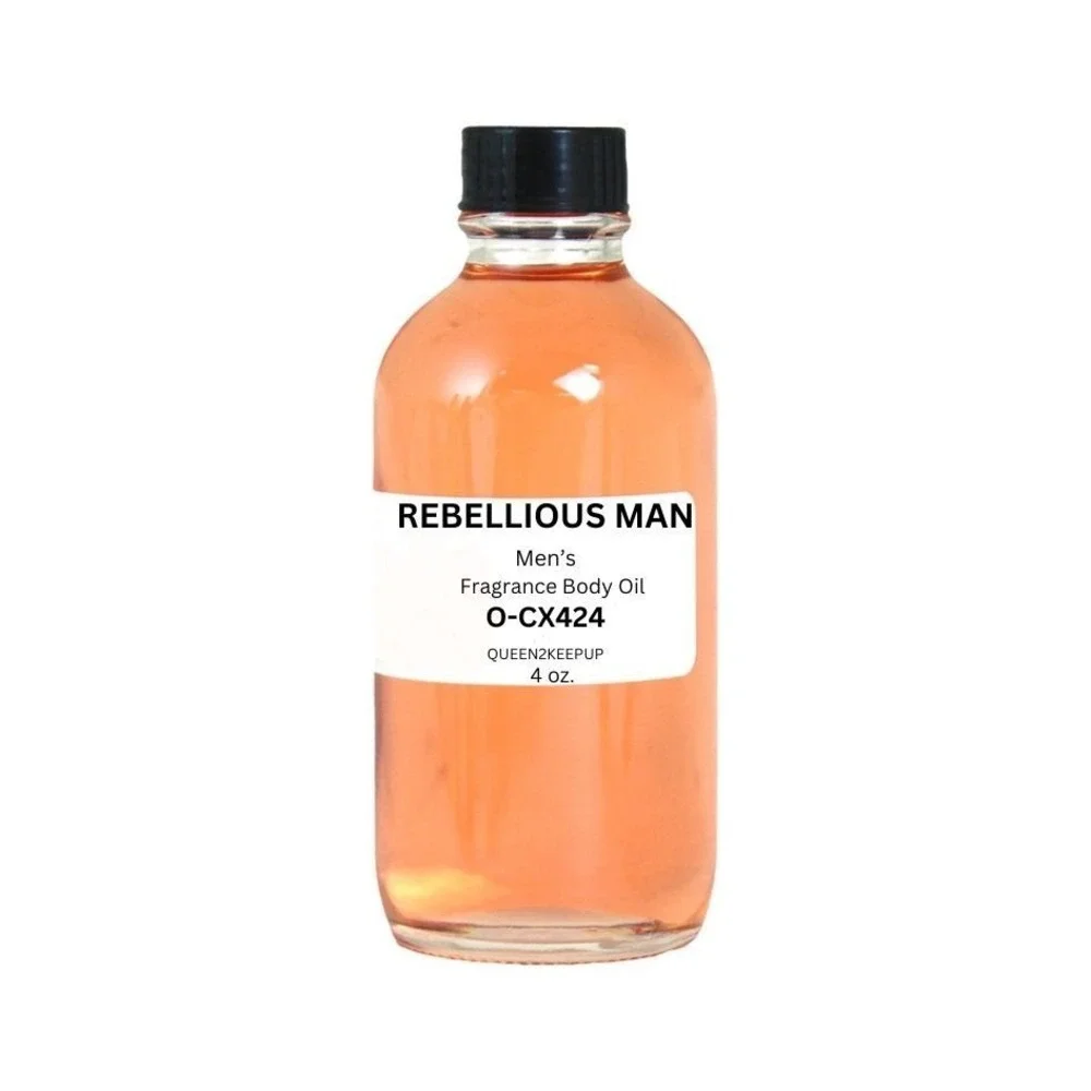 Rebellious Man (Men) Body Oil 4 oz Fragrance All Natural Scent